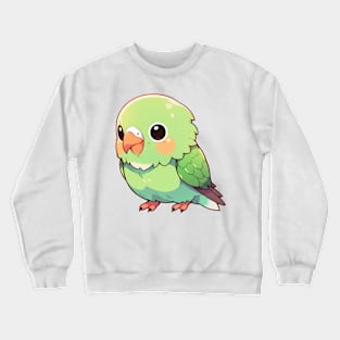 Chibi style parrot Crewneck Sweatshirt
